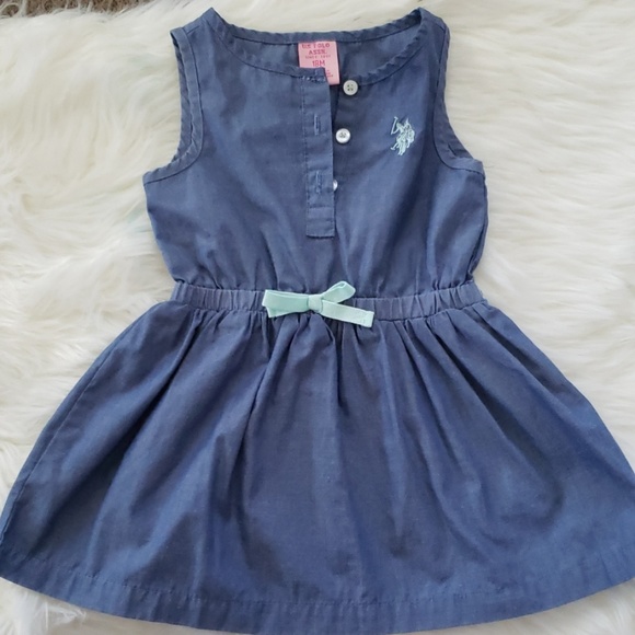 jean dress for baby
